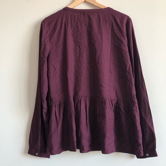 LOFT Lacy Peplum Blouse - Picture 5 of 8